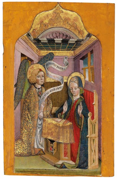 Annunciation, likely Ligurian School, likely Circle of the 